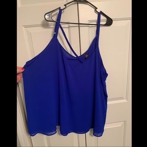 Torrid size 4 blue shirt. Worn once!